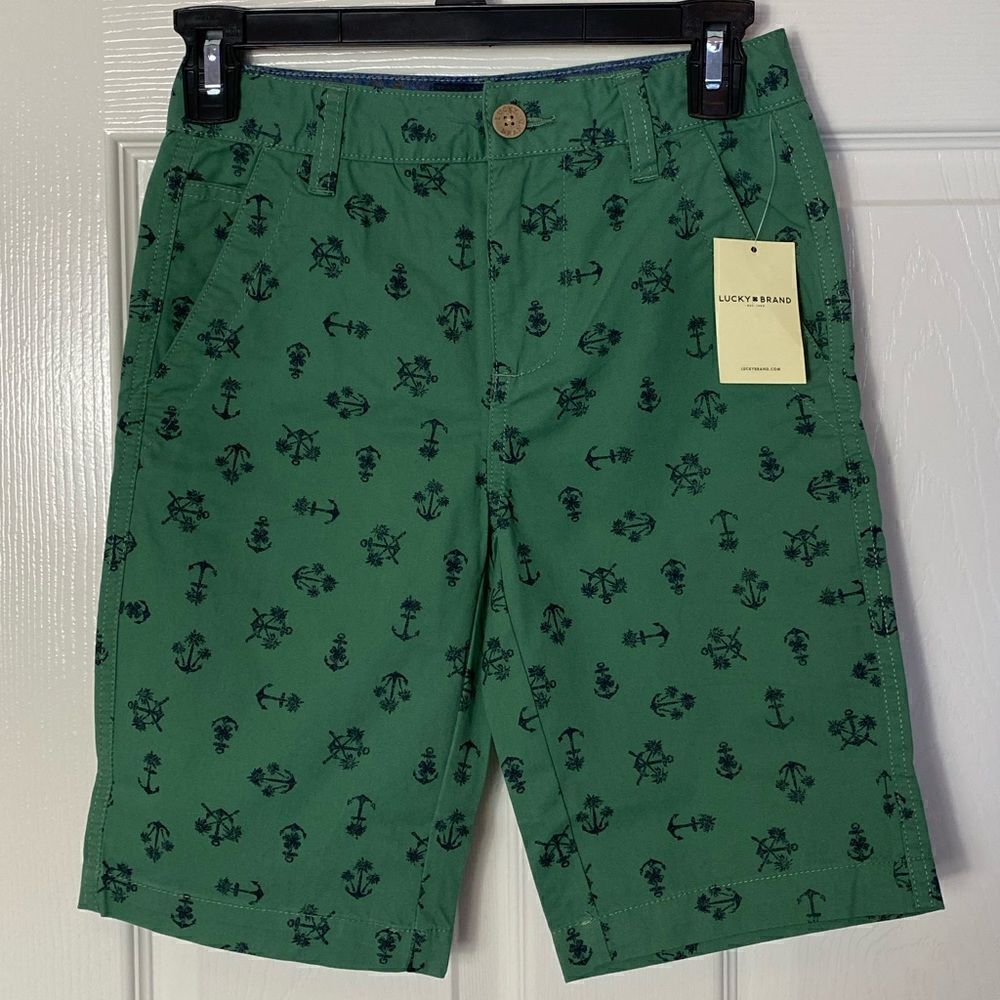 LUCKY BRAND BOYS Anchor Print Shorts